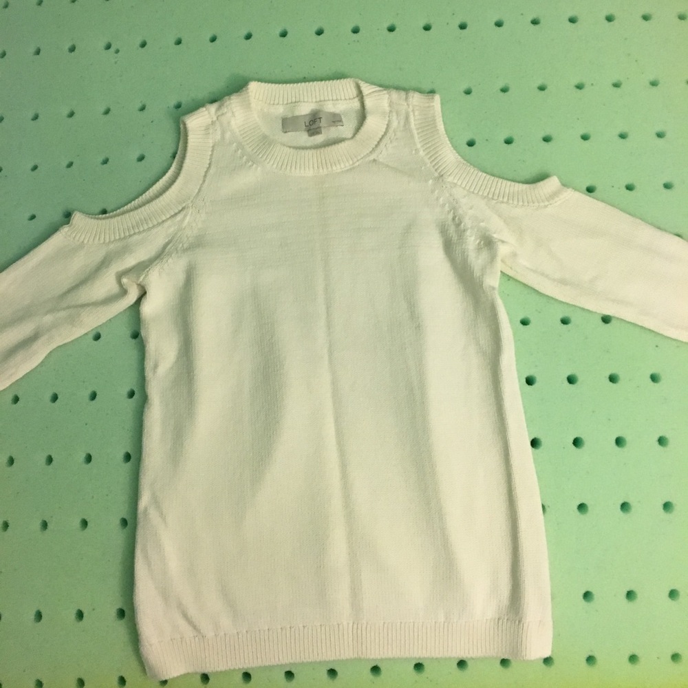 Loft Cold Shoulder Sweater